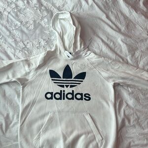 Adidas white hoodie